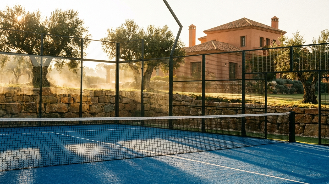Padel-Court in Andalusien für den Vergleich von Padel-Reisen