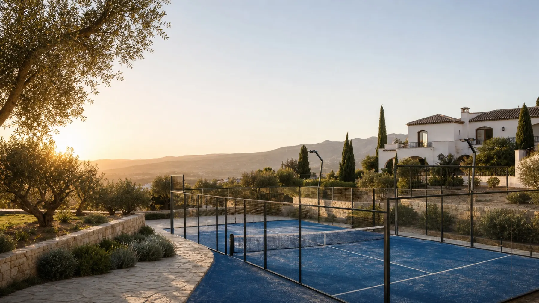 Padel-Court in Andalusien