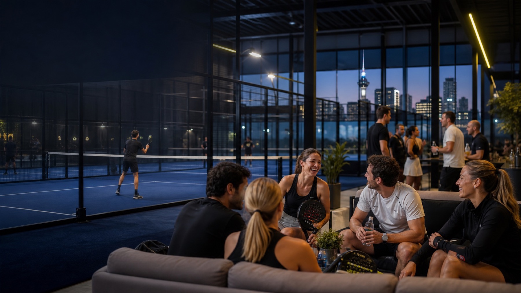 Padel-Community und Event in Düsseldorf