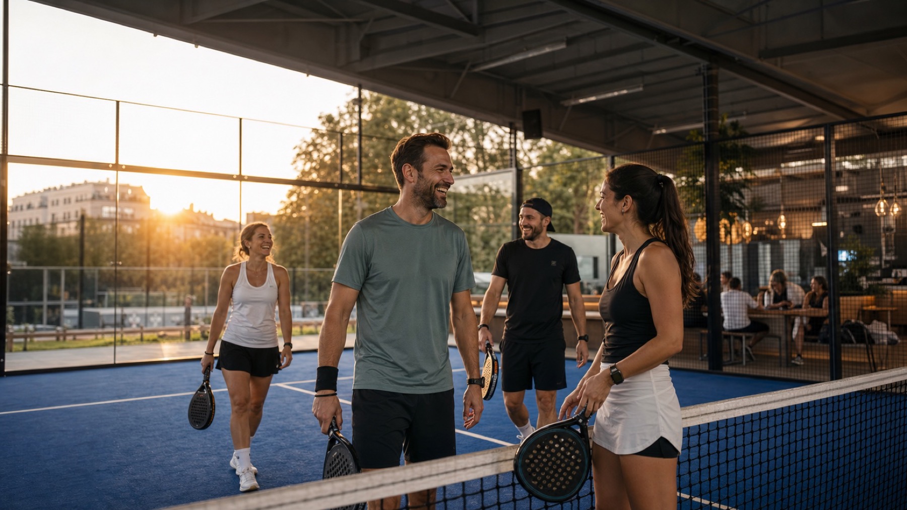 Padel-Community und Event in Hannover