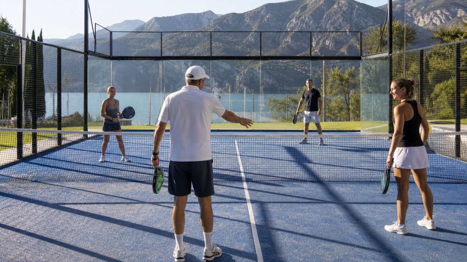 Padel Camp: typische Aktivität und Atmosphäre vor Ort