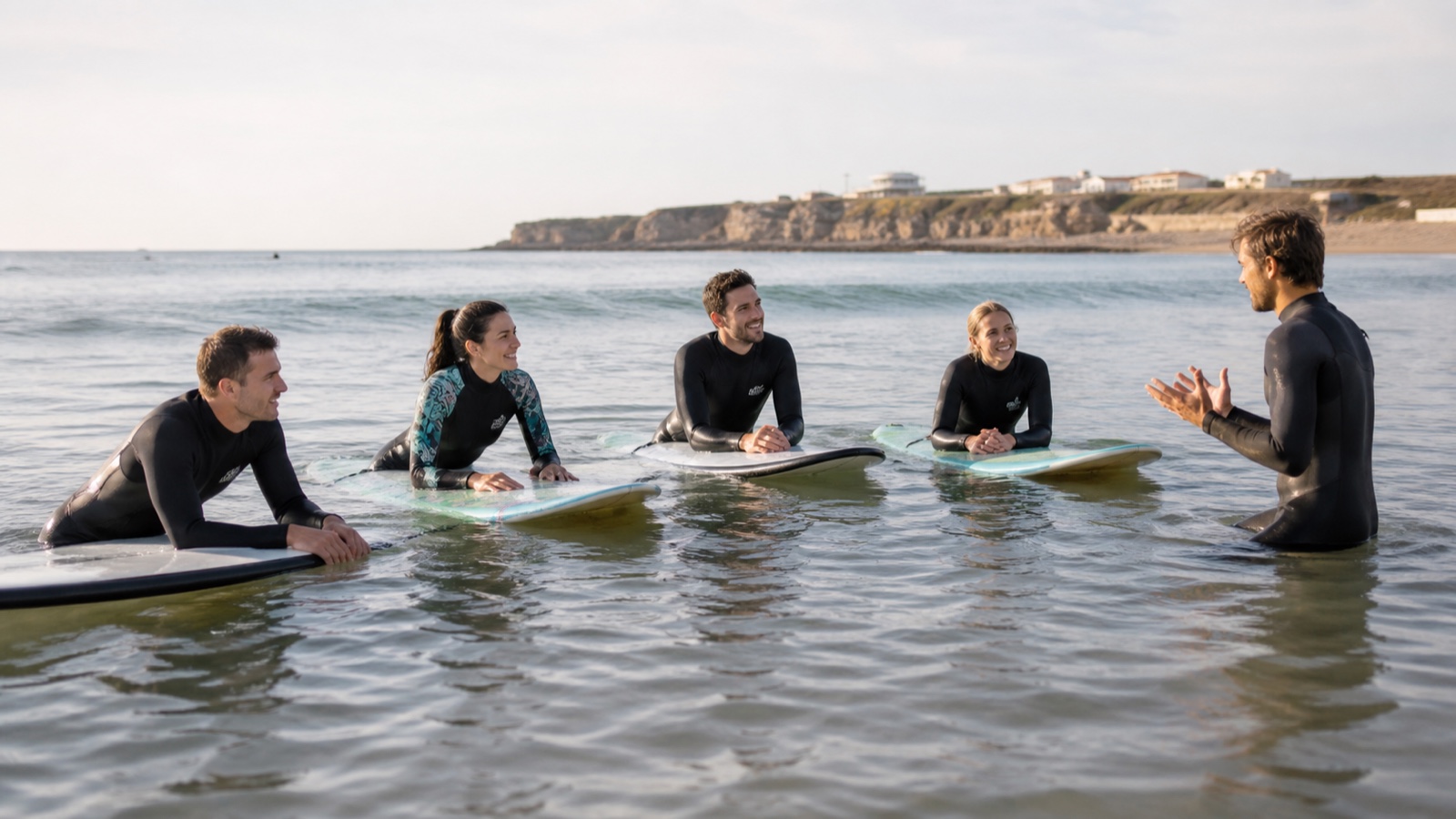 Surfcamp: typische Aktivität und Atmosphäre vor Ort