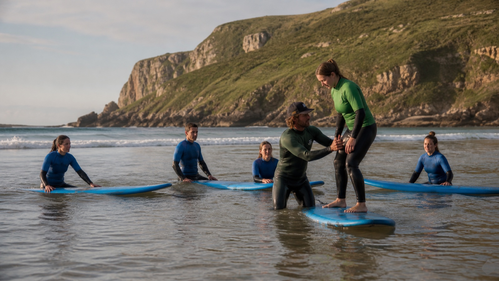 Surfcamp: typische Aktivität und Atmosphäre vor Ort