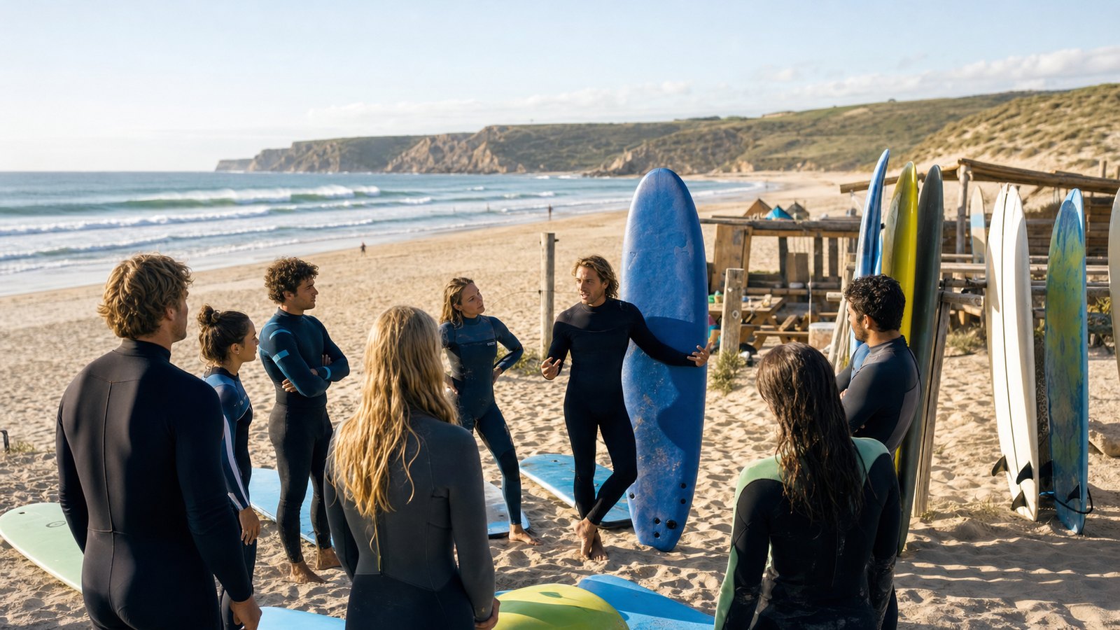 Surfcamp 2026 vergleichen: Level, Saison und Leistungen prüfen