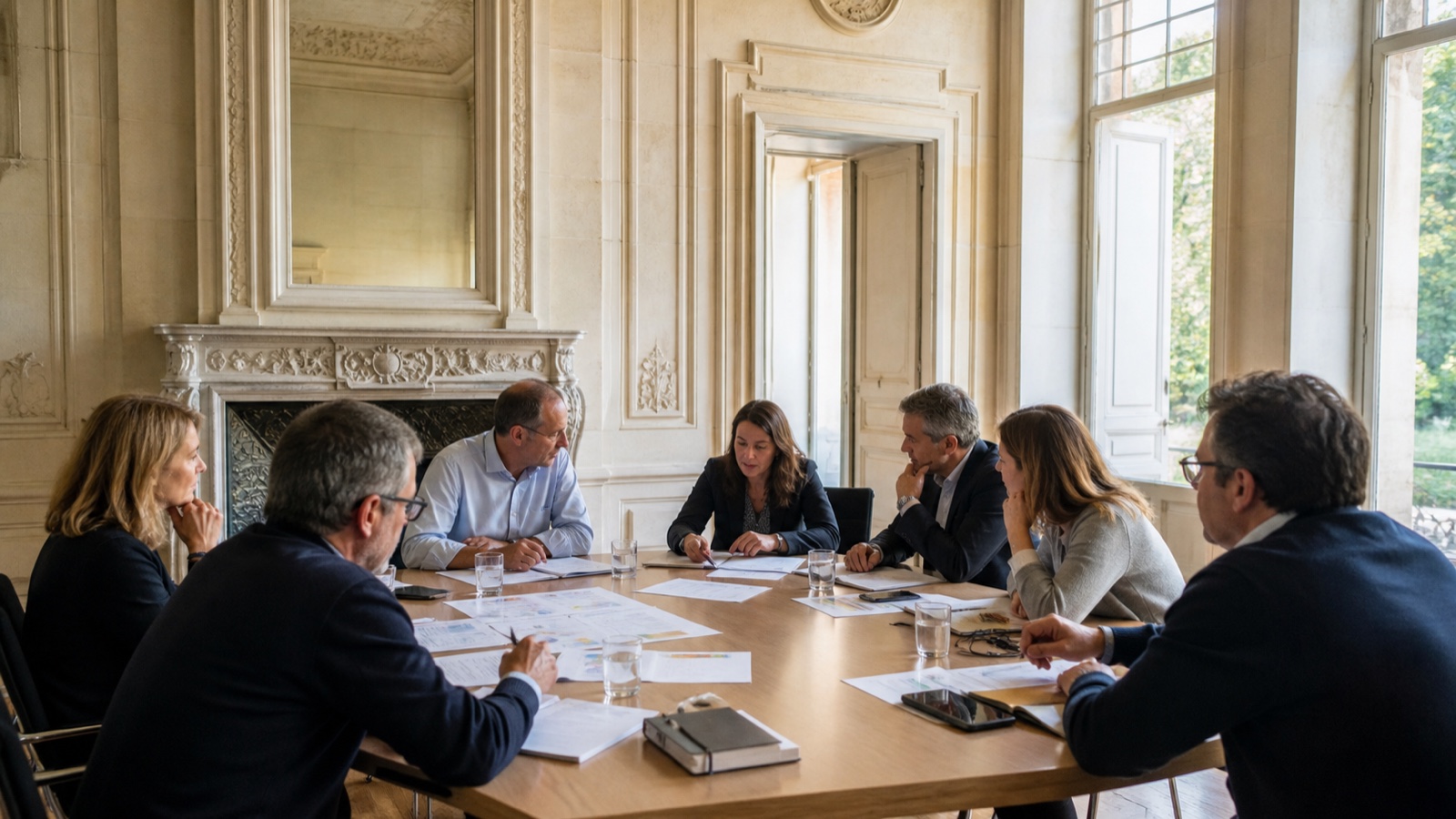 Frankreich verbindet gute Arbeitsräume mit Essen, Landschaft und unaufgeregter gemeinsamer Zeit.