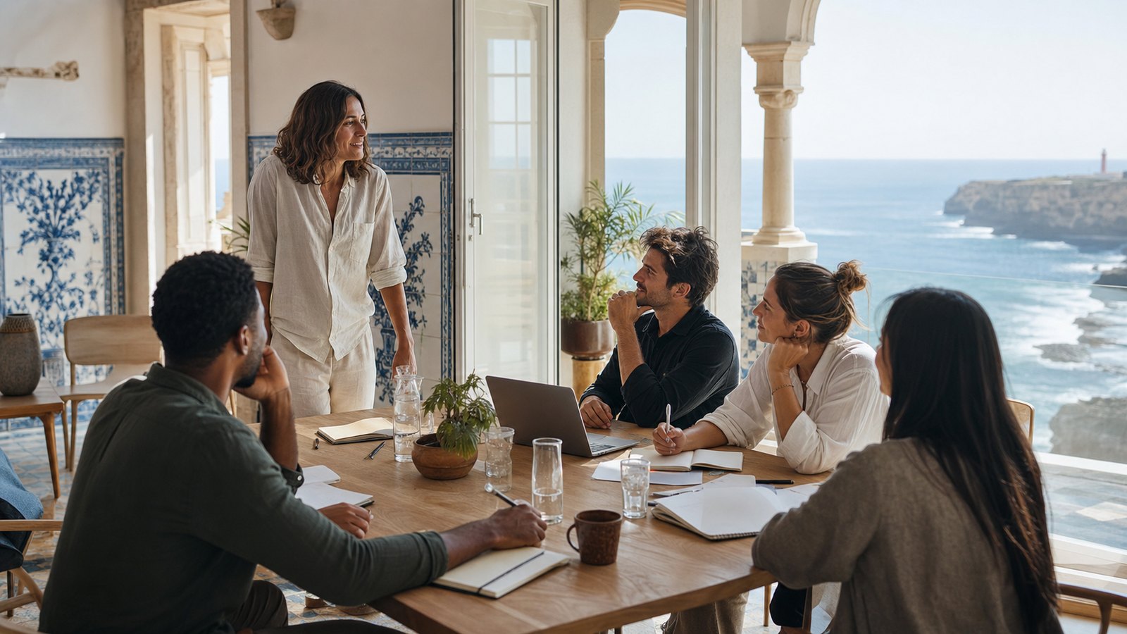 Ein Retreat am Atlantik braucht weniger Programmpunkte und mehr gute gemeinsame Zeit.