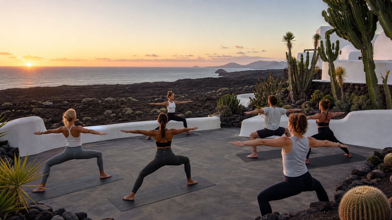 Spaniens Regionen geben Yoga-Retreats sehr unterschiedliche Rhythmen und Jahreszeiten.