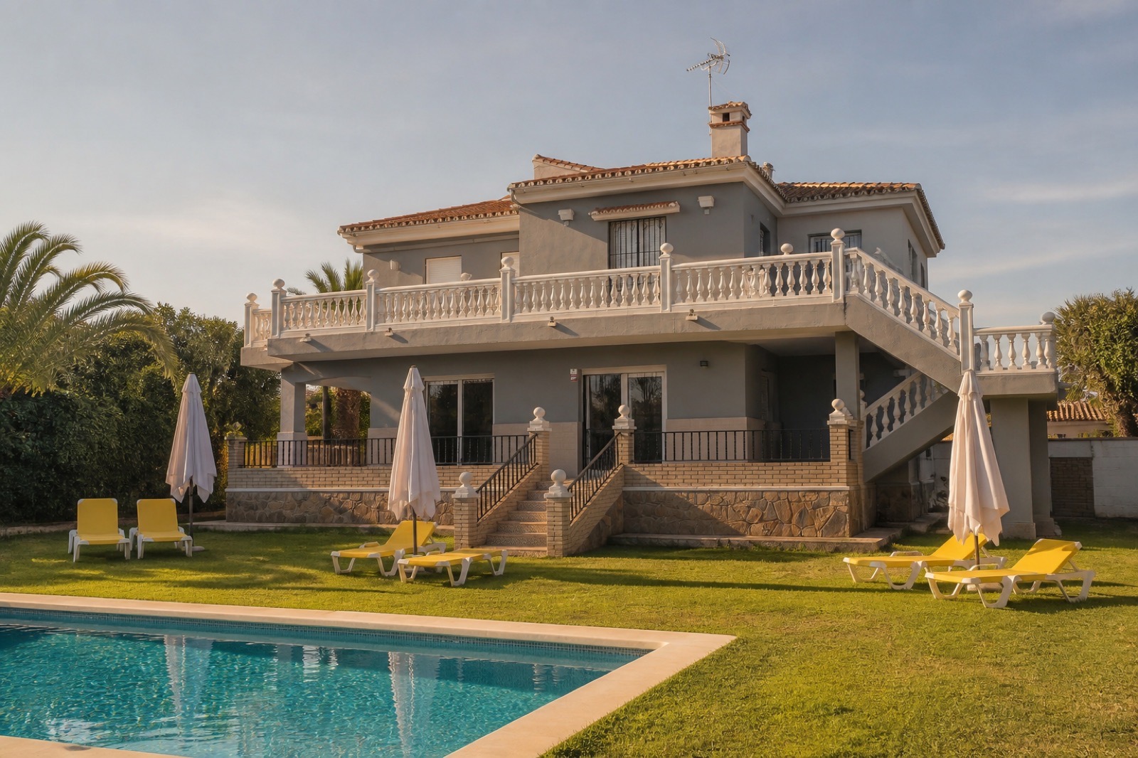 Andalusische Villa mit Pool und Garten bei Málaga