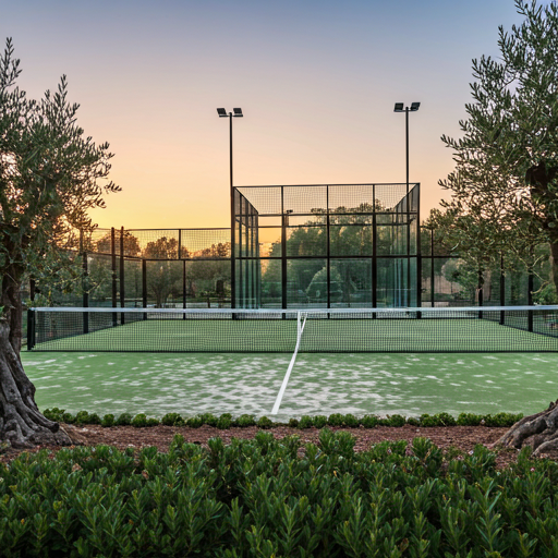 Padel Court als Platzhalter für Portugal